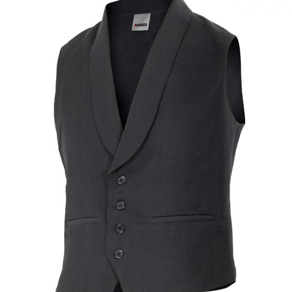 Chaleco de camarero cuello smoking velilla 411
