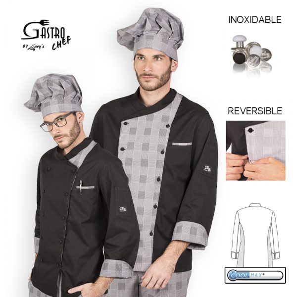 CHAQUETILLA COCINERO DE DISEÑO CRONOS