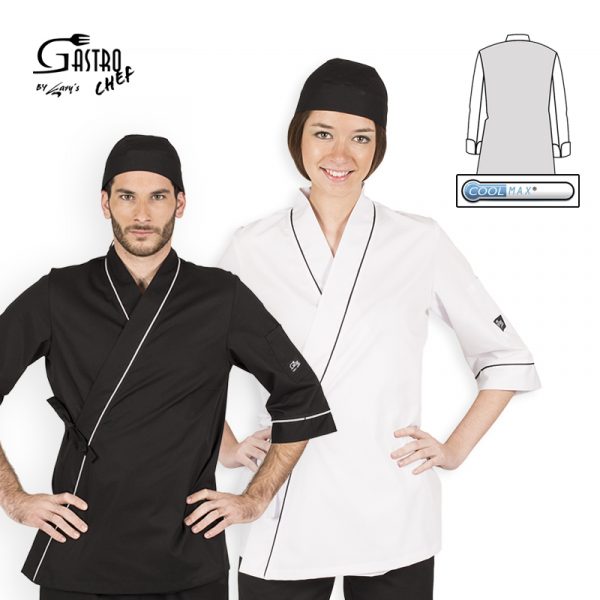 CHAQUETILLA DE COCINA UNISEX DE DISEÑO POSEIDON