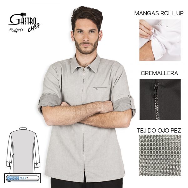 CHAQUETILLA DE COCINERO DE DISEÑO LETO