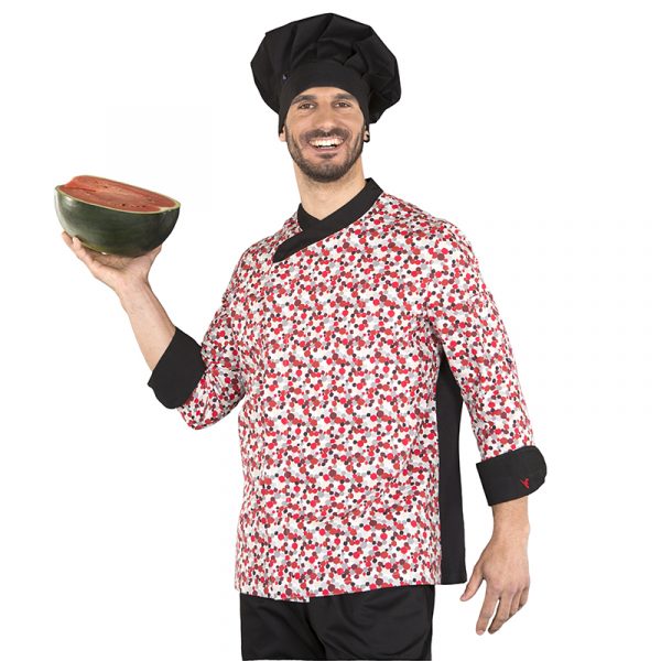 CHAQUETILLA DE COCINERO DE DISEÑO OLMO (TEJIDO AEROSILVER) UNISEX