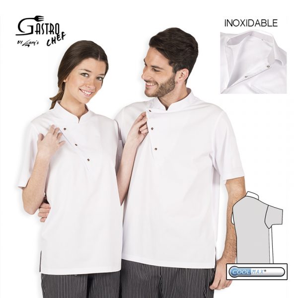 CHAQUETILLA DE COCINERO UNISEX DISEÑO TANATOS